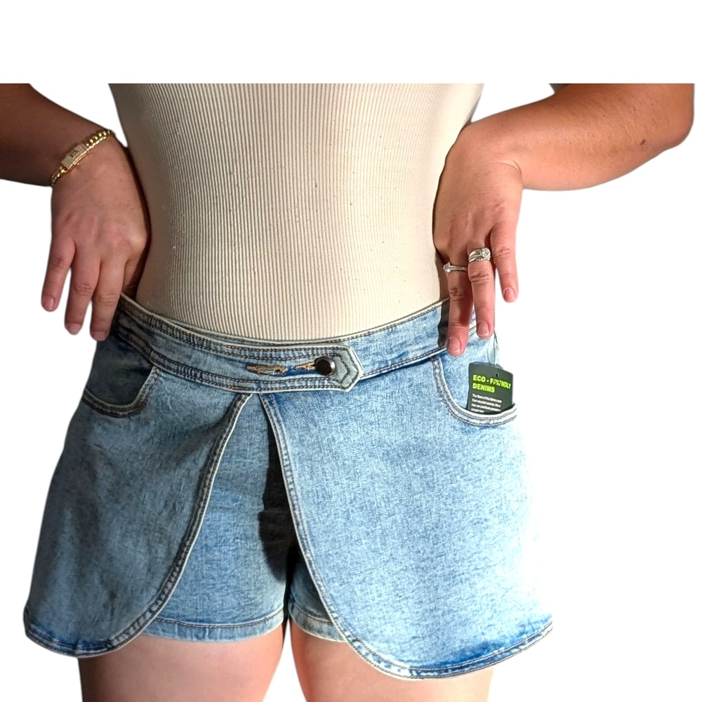 Denim Blue Women's Shorts